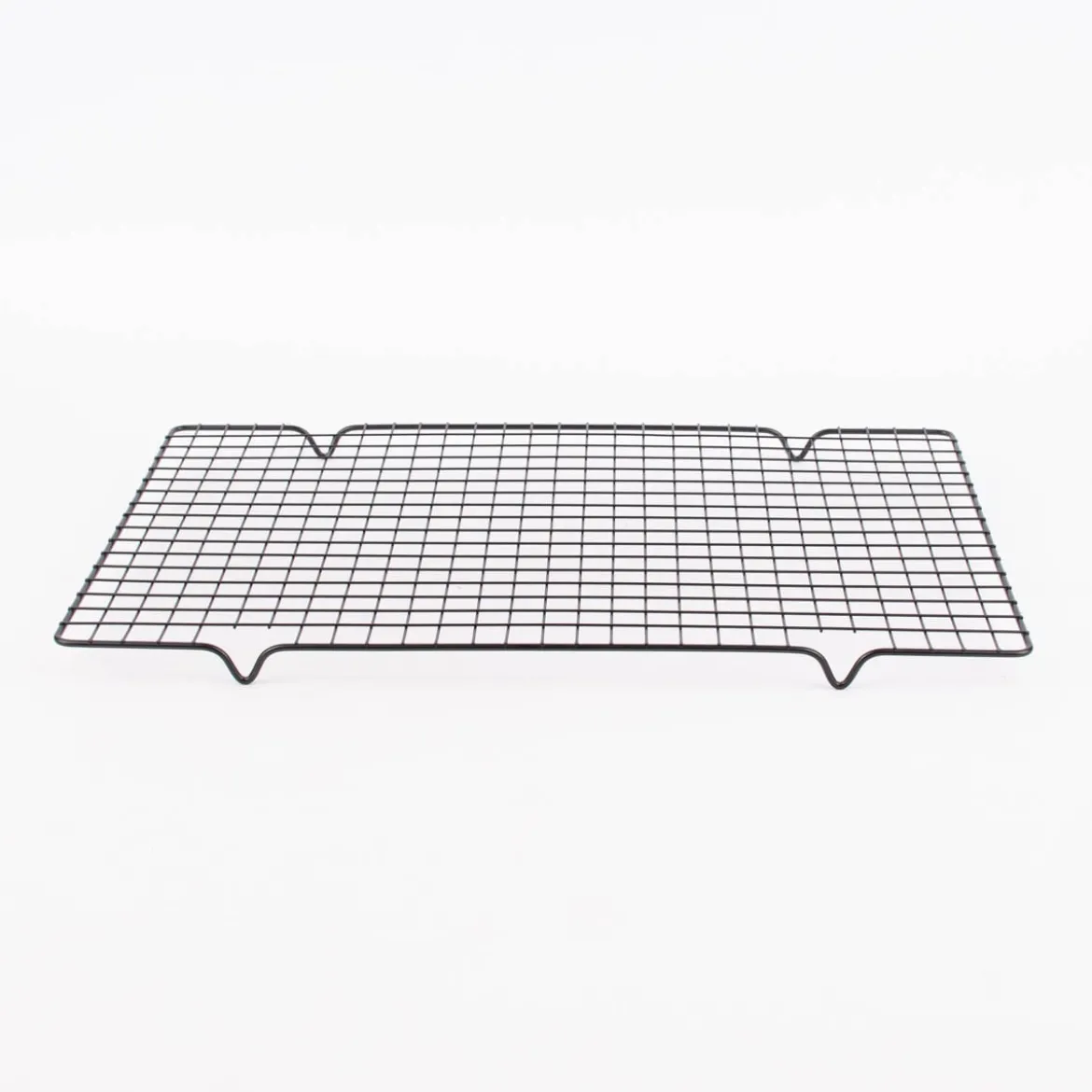 Abkühlgitter Antihaftbeschichtung Metall schwarz matt 25x41cm