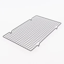 Abkühlgitter Antihaftbeschichtung Metall schwarz matt 25x41cm