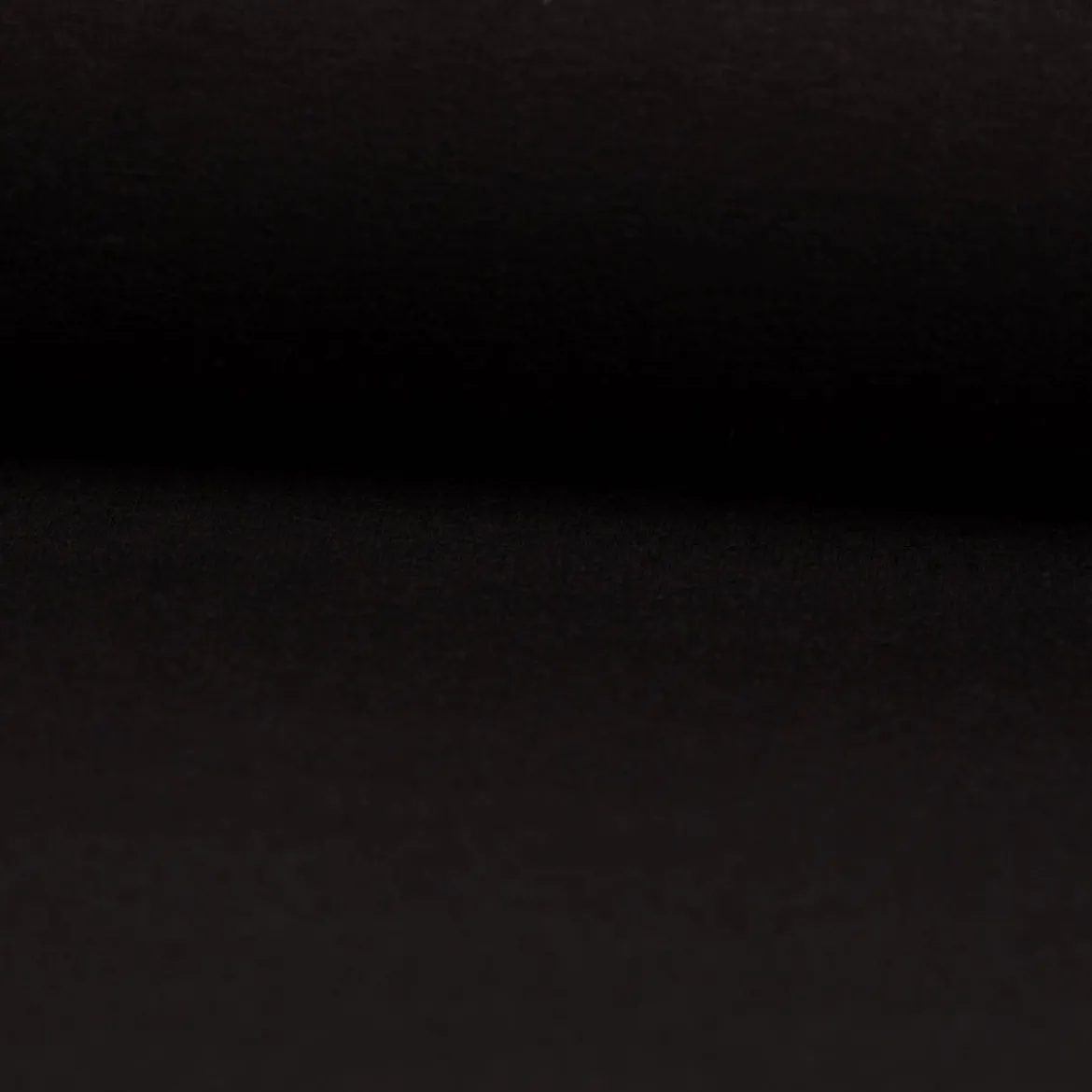 Alpenfleece Stoff uni schwarz 1,50m Breite