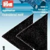 Applikation Dreiecke gross schwarz