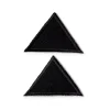 Applikation Dreiecke schwarz zum Aufbügeln 25x35mm im 2er Pack von Prym