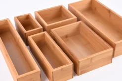Aufbewahrungsbox Kiste Bambus 15x15x7cm