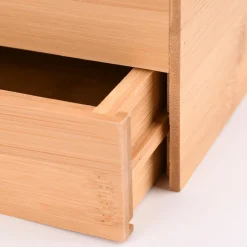 Aufbewahrungsbox mit Schublade aus Bambus 27x15x11cm