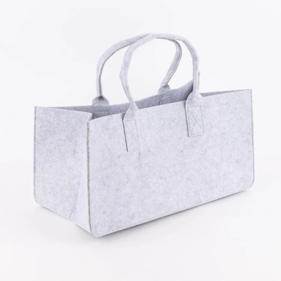 Aufbewahrungstasche Filz hellgrau oder dunkelgrau 50x25x25cm