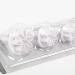 Ausstecher mit Stempelgriff Blüte für Backen und DIY 4er Set von Creativ Company