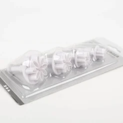 Ausstecher mit Stempelgriff Blüte für Backen und DIY 4er Set von Creativ Company