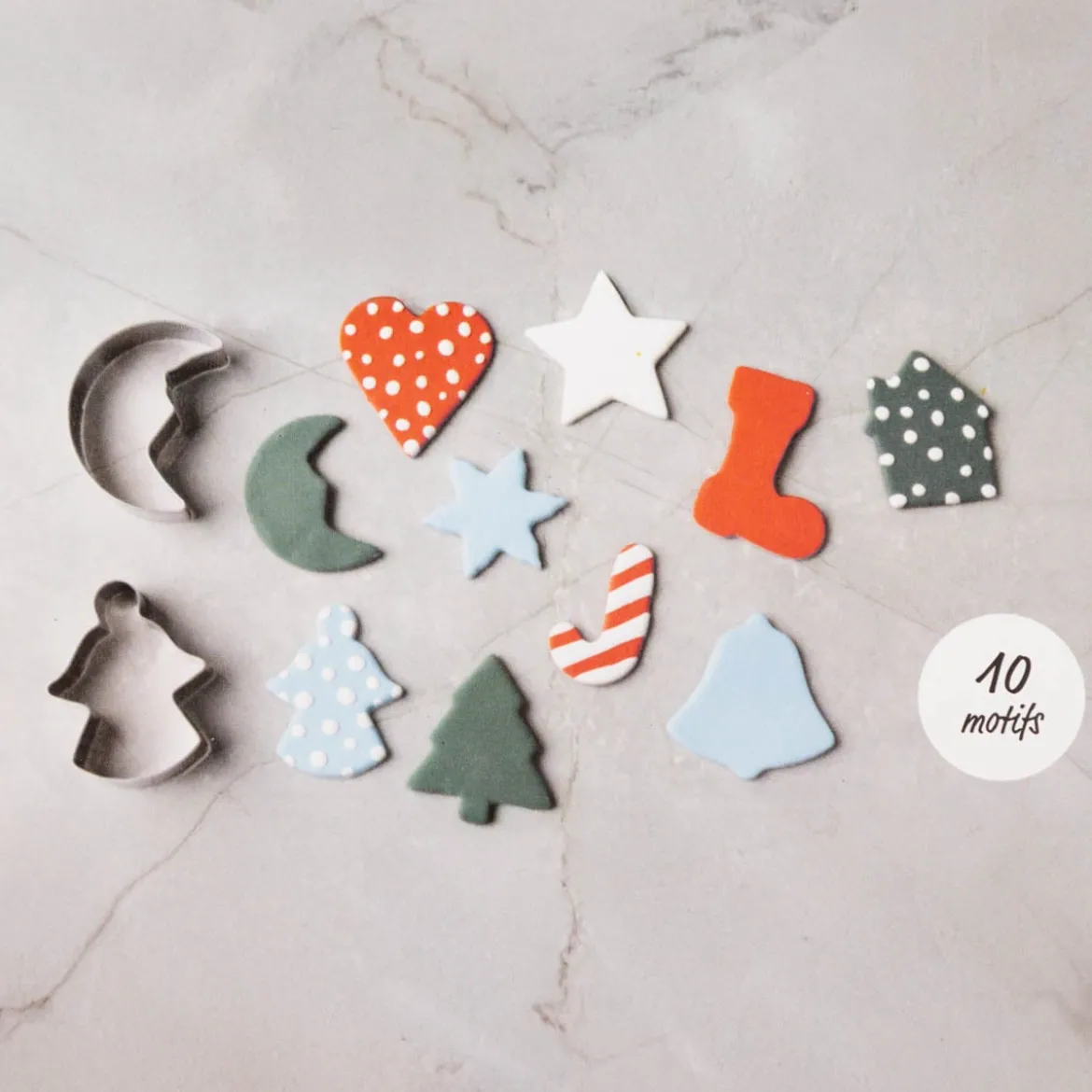 Ausstecher Weihnachten 10er Set aus Metall für Backen und DIY von Creativ Company