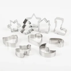 Ausstecher Weihnachten 10er Set aus Metall für Backen und DIY von Creativ Company
