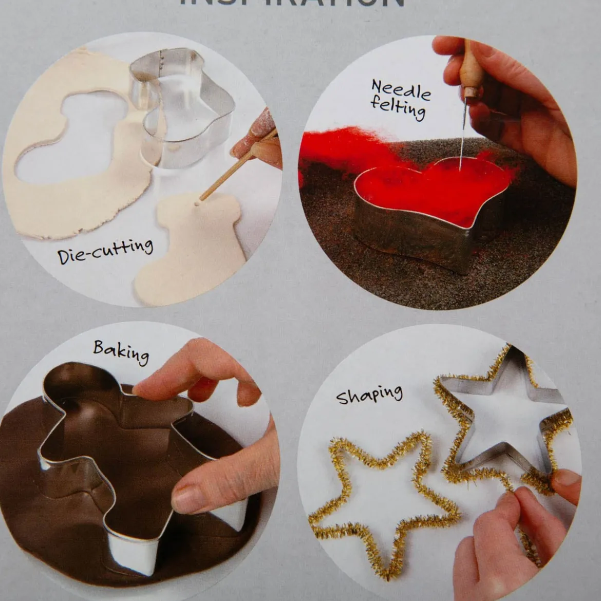 Ausstecher Weihnachten 4er Set aus Metall für Backen und DIY von Creativ Company