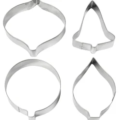 Ausstecher Weihnachten 4er Set aus Metall für Backen und DIY von Creativ Company