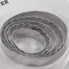 Ausstechförmchen Osterei 5 Stück Edelstahl 7,5x2cm (DxH) von Creativ Company