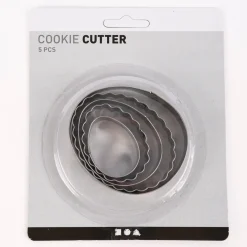 Ausstechförmchen Osterei 5 Stück Edelstahl 7,5x2cm (DxH) von Creativ Company