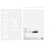 Autosticker Just Married weiß 45x30cm