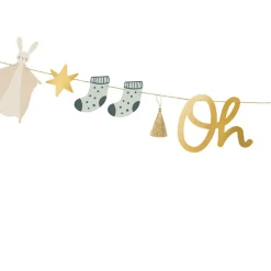 Baby Shower Girlande OH BABY 17teilig 2,5m