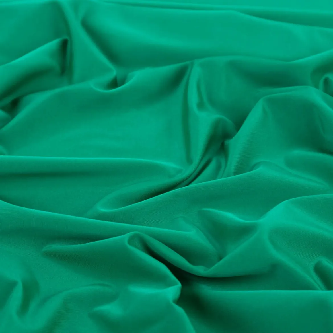 Badeanzugstoff UPF 50 bi-elastisch recycelt uni grün 1,50m Breite