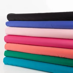 Badeanzugstoff UPF 50 bi-elastisch recycelt uni pink 1,50m Breite