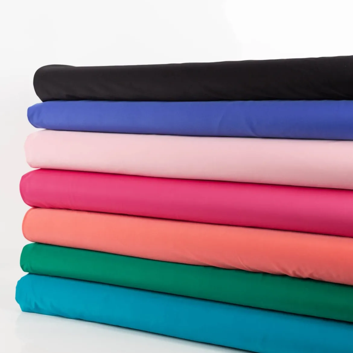 Badeanzugstoff UPF 50 bi-elastisch recycelt uni pink 1,50m Breite