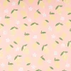 Badeanzugstoff UPF 50 bi-elastisch recycelt Zitronen peach 1,50m Breite