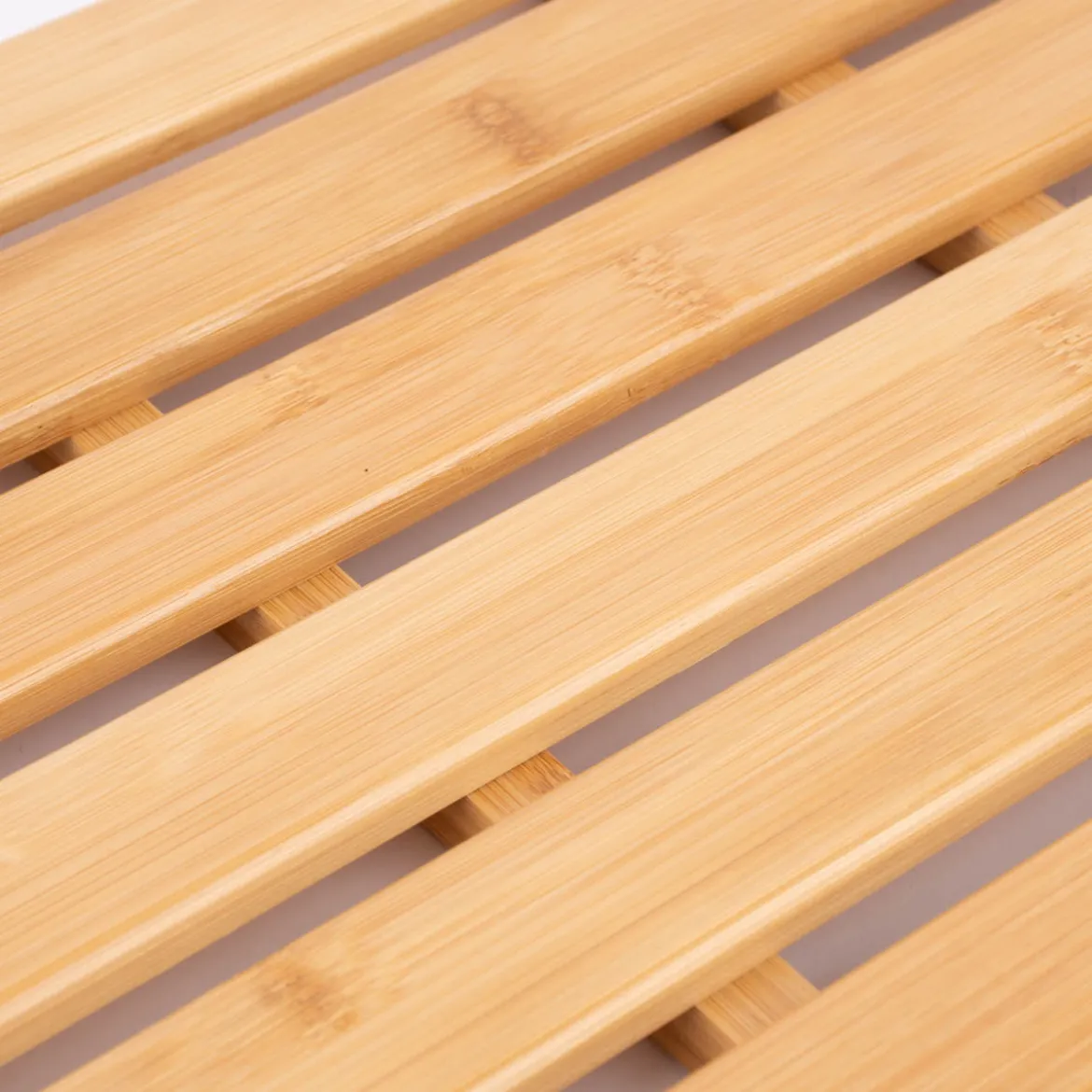 Badematte aus Holz Bambus natur 50x35x2,5cm