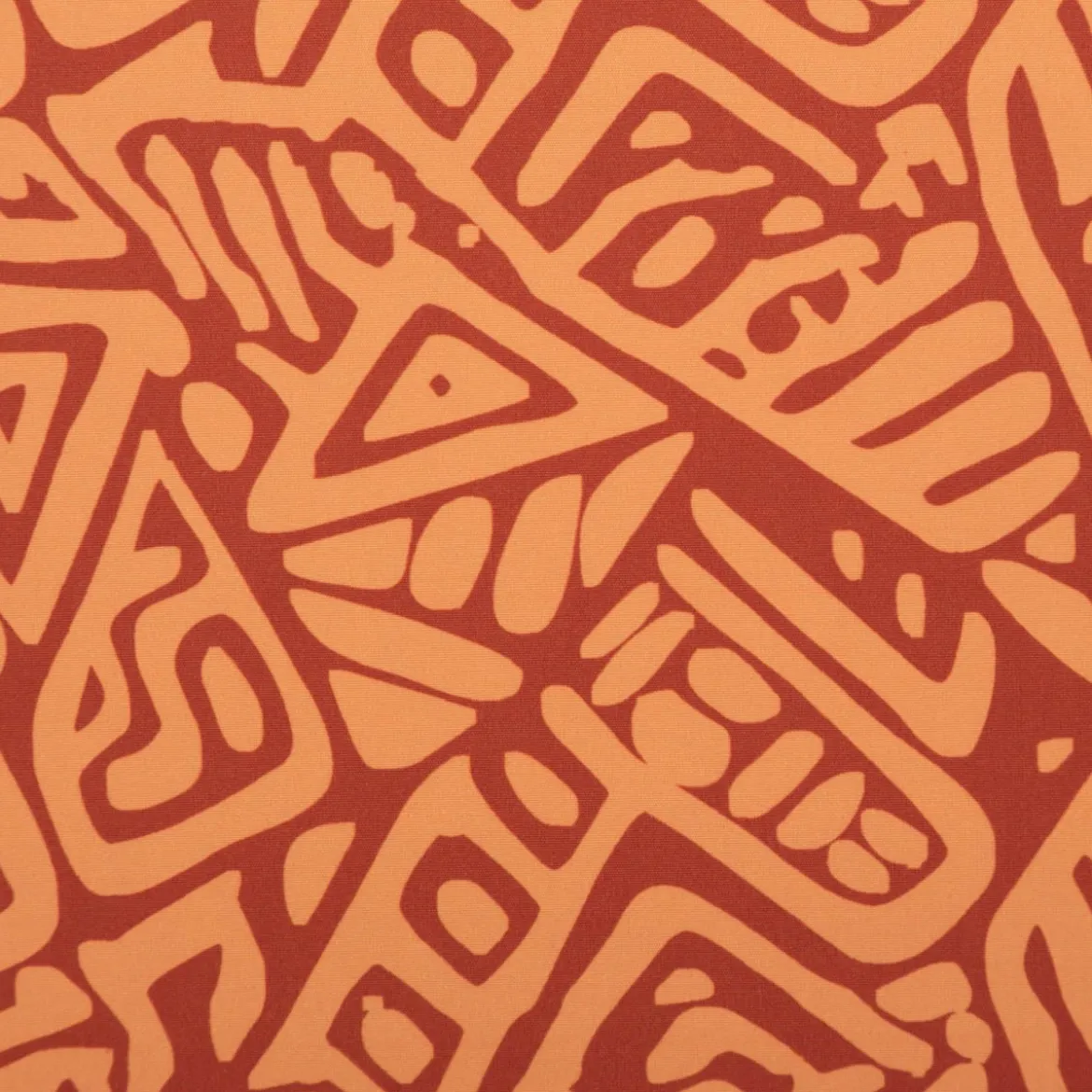 Badeshorts Stoff Abstrakt recycelt wasserabweisend schnell trocknend ziegel 1,48m Breite