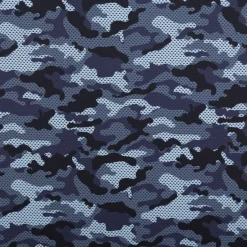 Badeshorts Stoff Camouflage recycelt wasserabweisend schnell trocknend blau 1,48m Breite