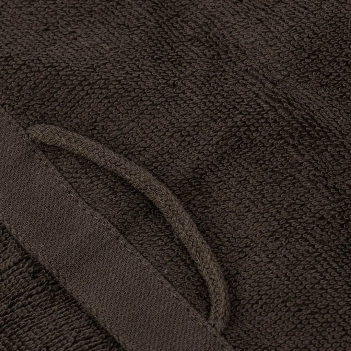 Badetuch aus Baumwolle Super Typ schwarz weiß 70x140cm von La Vida