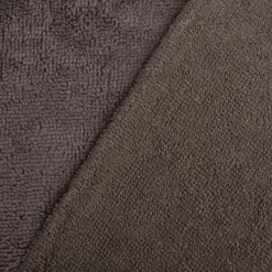 Bambus Fleece Stoff mit Baumwolle uni Grau 1,45m Breite