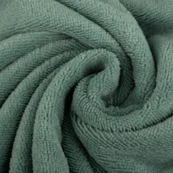 Bambus Fleece Stoff mit Baumwolle uni Mintgrün 1,45m Breite
