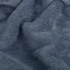 Bambus Fleece Stoff mit Baumwolle uni blau 1,45m Breite