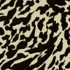 Bambus Popeline Stoff Abstrakt beige schwarz 145cm Breite