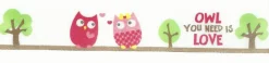 Band Eule OWL YOU NEED IS LOVE Breite: 2,5cm