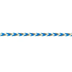 Band Fäden Polyester geflochten blau braun Breite: 7mm
