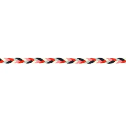 Band Fäden Polyester geflochten rot pink grau schwarz weiß Breite: 7mm