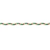 Band Fäden Polyester geflochten grün altrosa creme grau Breite: 7mm
