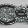 Band Glitzer silber Breite:2cm
