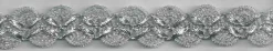 Band Glitzer silber Breite:2cm