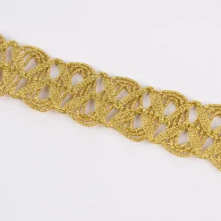 Band Lurex Glitzer gold Breite: 2,5cm