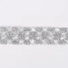 Band Lurex Glitzer silber Breite: 3cm