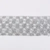 Band Lurex Glitzer silber Breite: 6cm