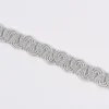 Band Lurex Glitzer silber Breite: 1,5cm