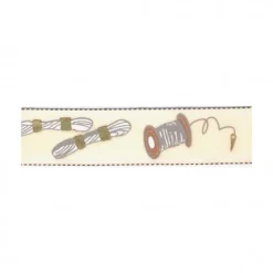 Band Nähmotive beige Breite: 20mm