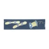 Band Nähmotive blau Breite: 20mm