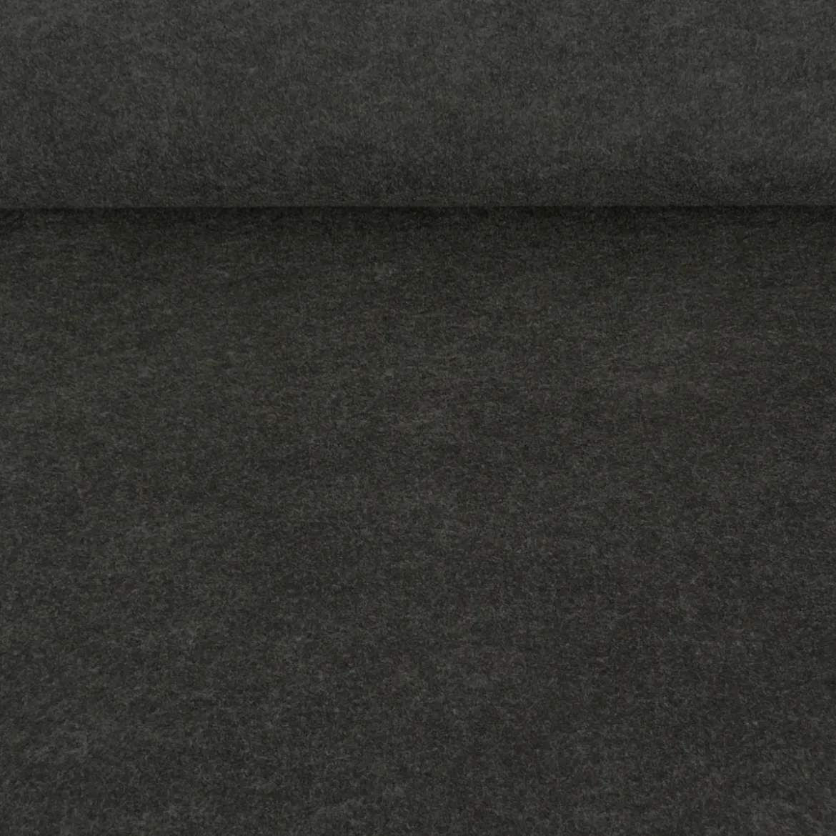 Bastelfilz Meterware 4 mm anthrazit meliert 45 cm breit