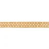 Baumwollband beige weiß Sterne Breite: 1,5cm