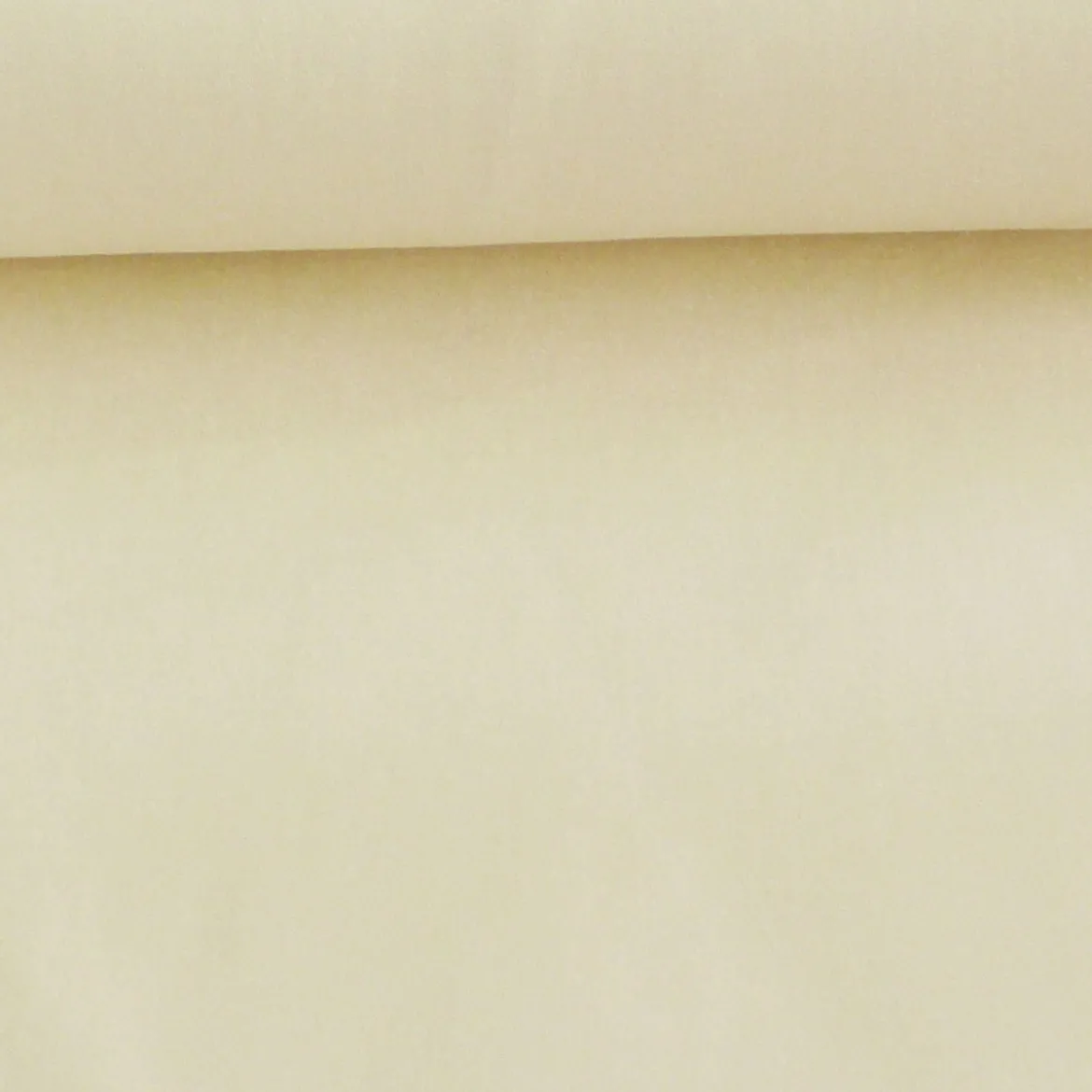 Baumwolle Stoff Meterware Baumwolle Satin Spandex ecru 1,45m Breite