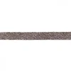 Baumwoll Flachkordel Kordel schwarz grau Breite: 2cm