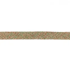 Baumwoll Flachkordel Kordel grün braun Breite: 2cm