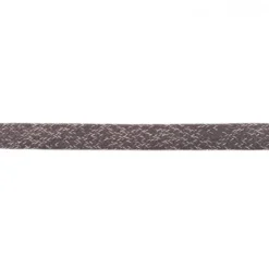 Baumwoll Flachkordel Kordel dunkelgrau weiß Breite: 2cm