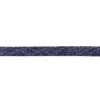 Baumwoll Flachkordel Kordel dunkelblau weiß Breite: 2cm