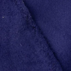 Baumwollfleece Fleece aus Baumwolle einfarbig dunkelblau 1,45m